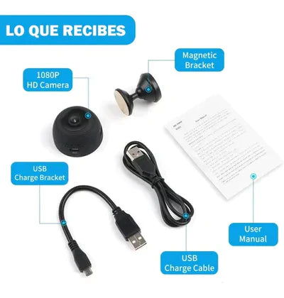 Cámara Seguridad Espía Wifi Inalámbrica Tiempo Real HD